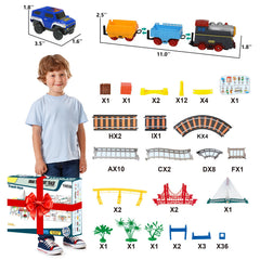 Vunrahsg electric train set gift-ready packaging ideal for gifting