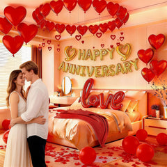Vurxanqo foil love balloon 32-inch serves as a striking centerpiece