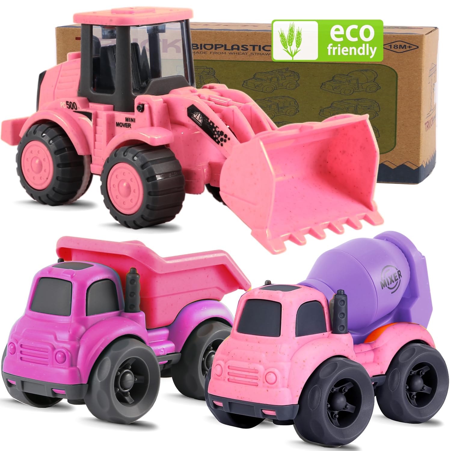 vusum dump truck toddler toy with sturdy wheels for indoor and outdoor play