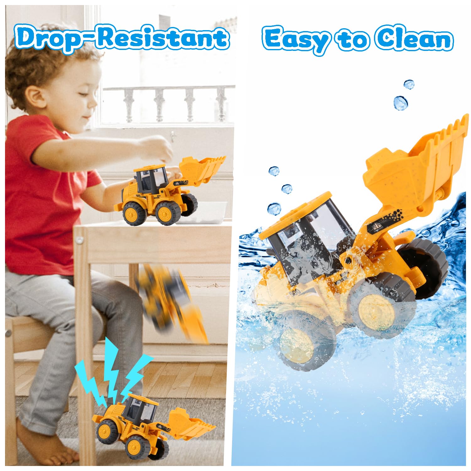 vusum excavator toy boosts pretend construction fun and dexterity for kids.