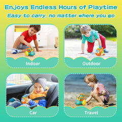 The vusum smooth edges ABS material ensures safe touch for curious toddlers.