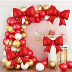 Vuzvuv 5-piece bow balloons ideal for baby showers and gender reveals