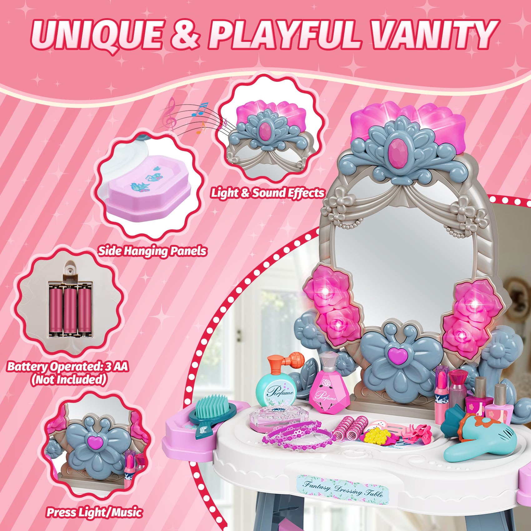 VViN crown accessory ready for royal dress-up moments.