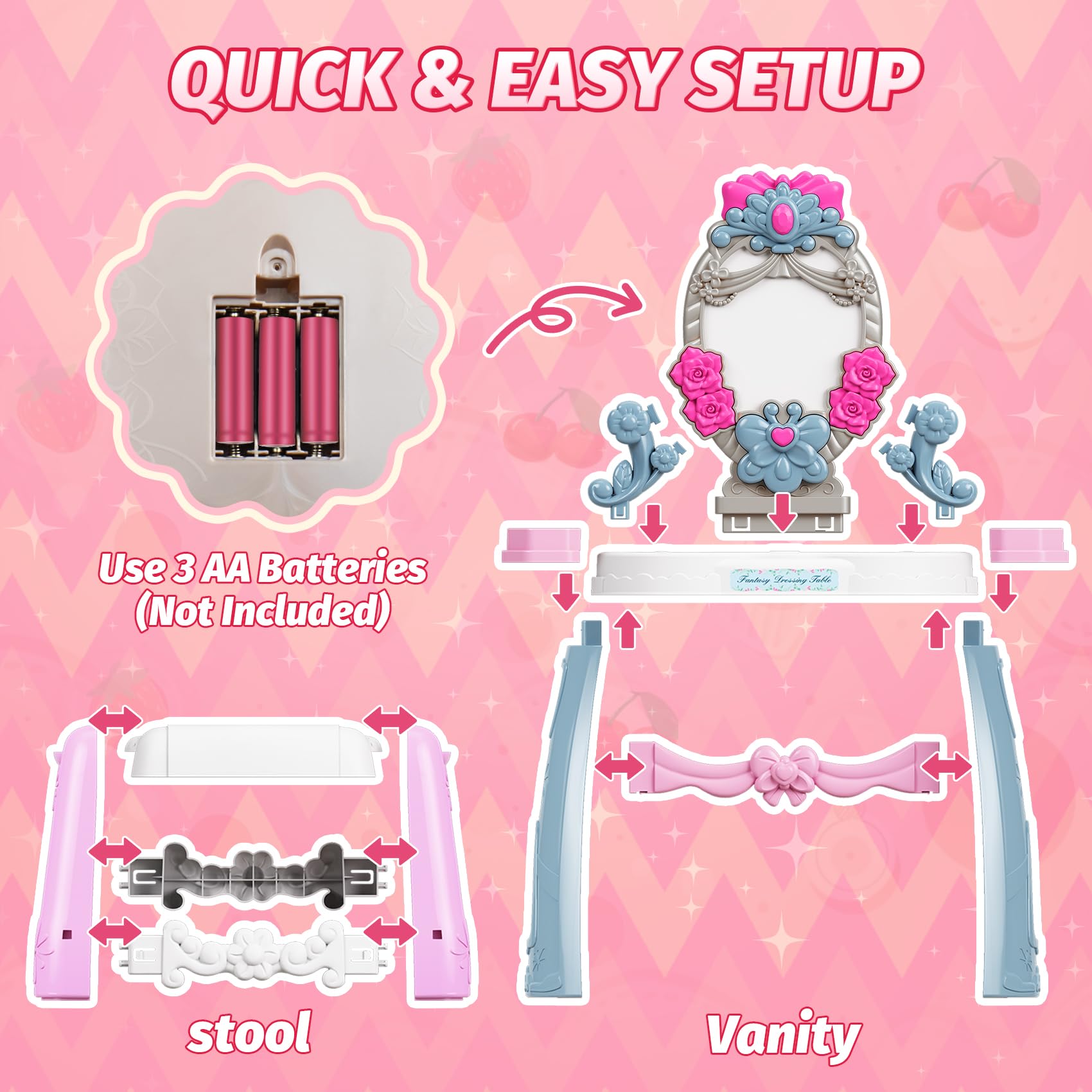 VViN gloves complete a magical princess costume for role play.