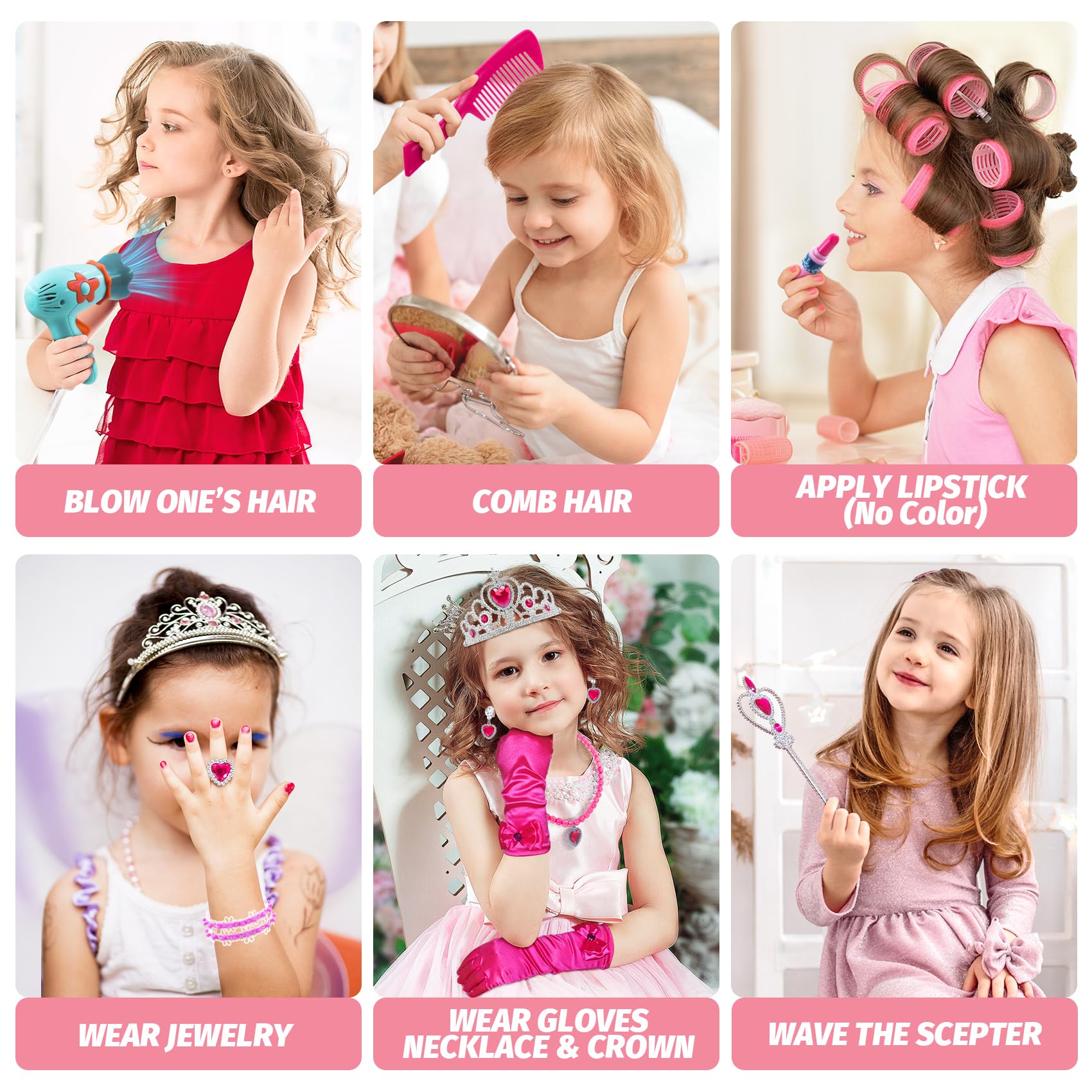 VViN scepter accessory adds regal pretend authority during play.