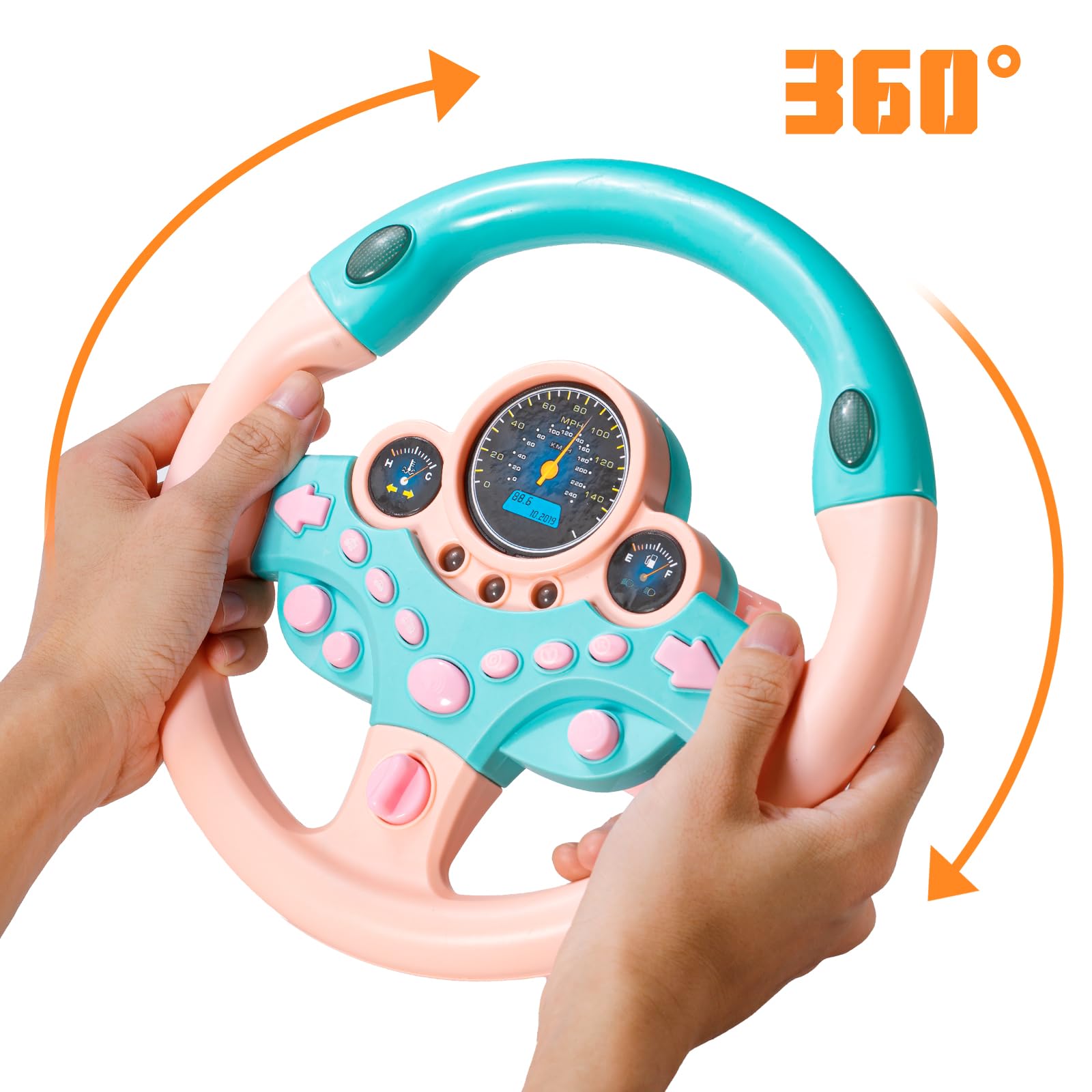 VVistch steering wheel mounting options on wall or car seat backrest