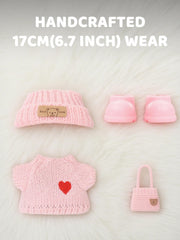 VVQUI 17cm doll backpack keeps tiny accessories organized