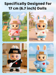 VVQUI 17cm doll dress offers easy outfit changes and charm