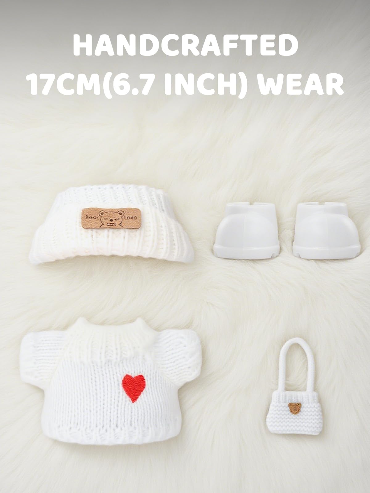 VVQUI 17cm doll clothes set complete the wardrobe for versatile styling