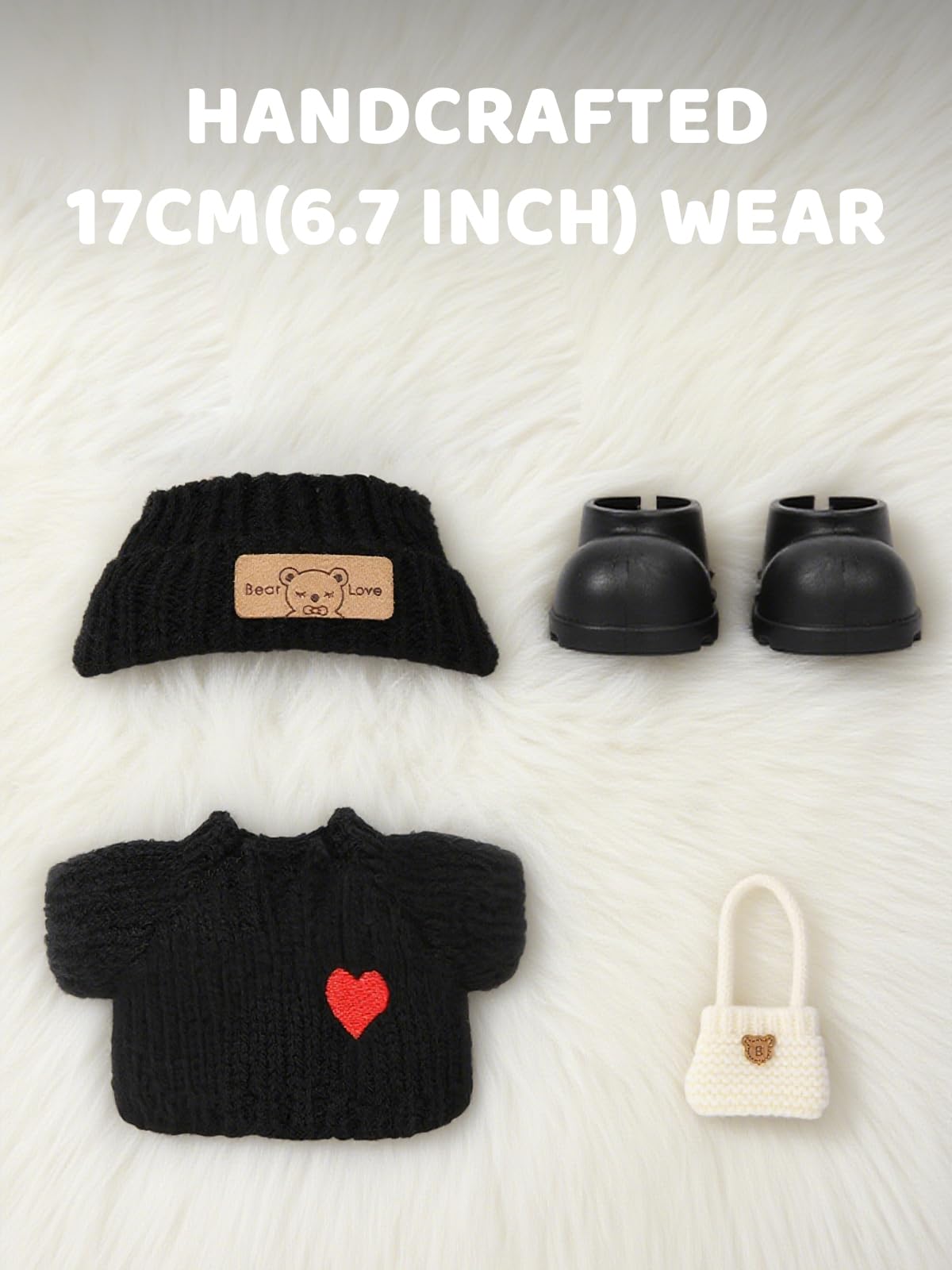 VVQUI 17cm doll shoes complete outfits and are easy to wear
