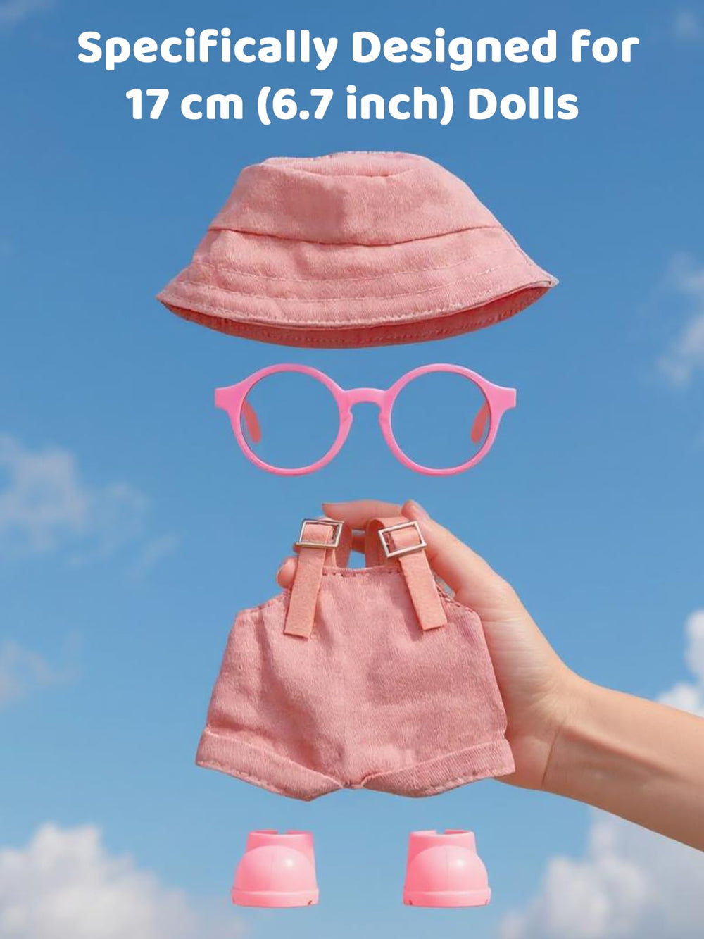 VVQUI 17cm doll glasses kit adds cute coordinated looks
