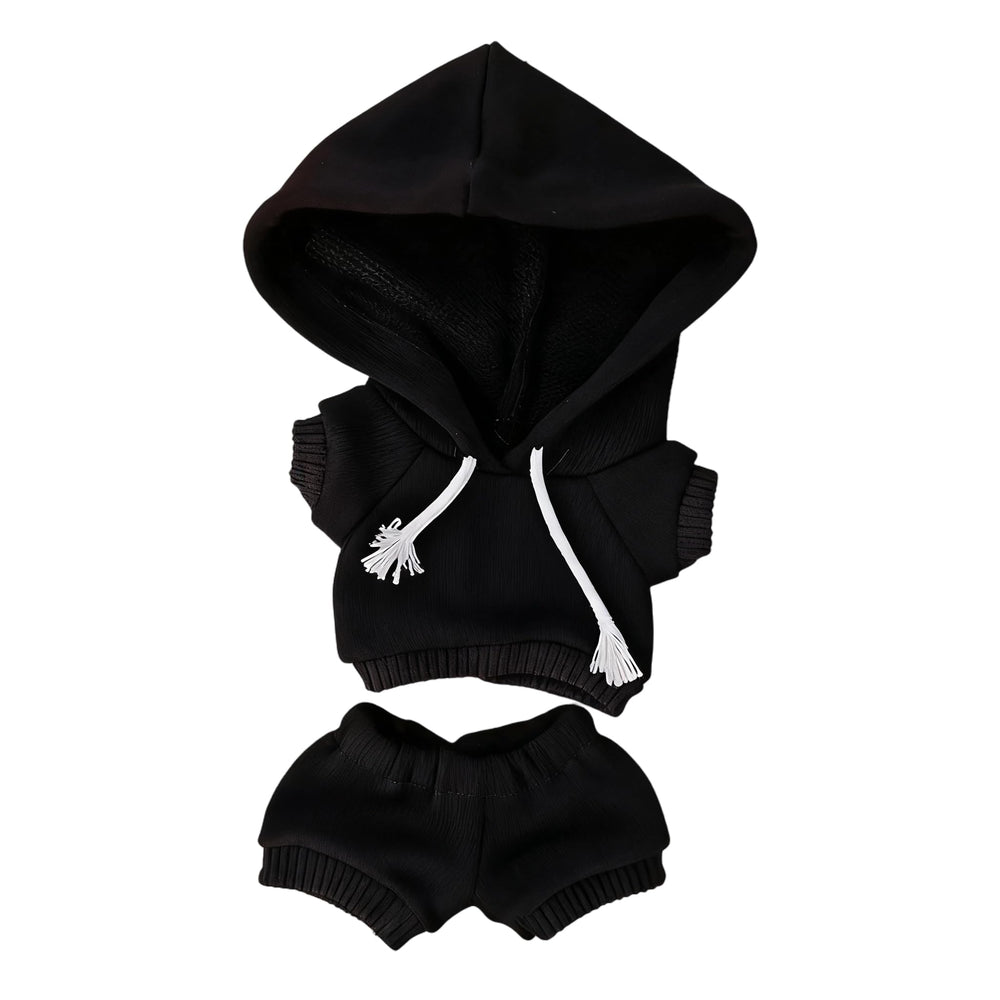 VVQUI 17cm doll outfit set packaging displaying versatile pieces