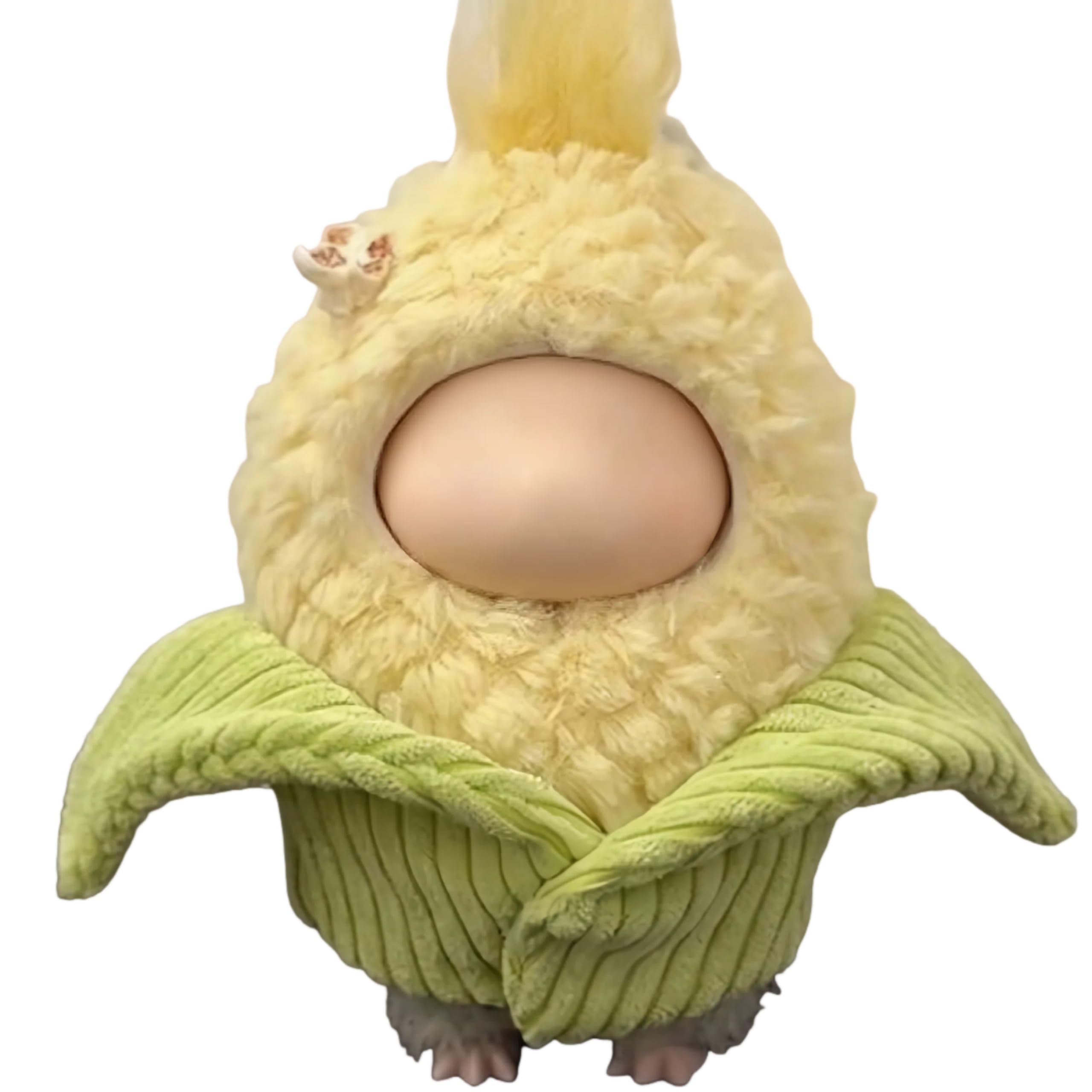 VVQUI corn-themed doll outfit for 17cm dolls, snug fit and adorable style.