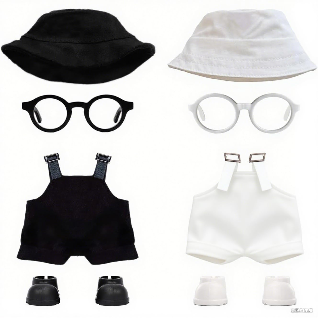 VVQUI hats for 17cm dolls offer quick, stylish headwear changes.