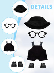 VVQUI 17cm doll overalls enable playful outfits and easy styling.