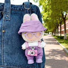 VVQUI Labubu 17cm doll camera inspires imaginative storytelling during photos