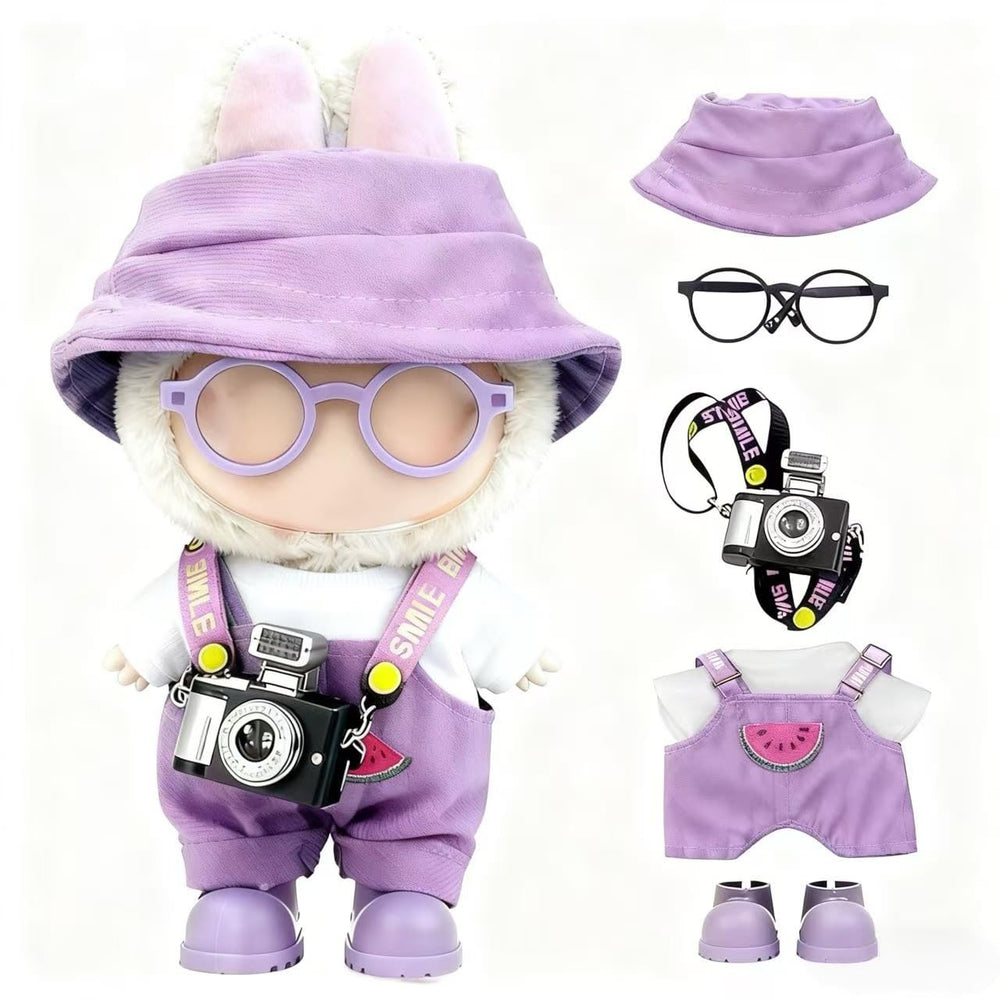 VVQUI Labubu 17cm doll overalls provide versatile outfit options for daily play