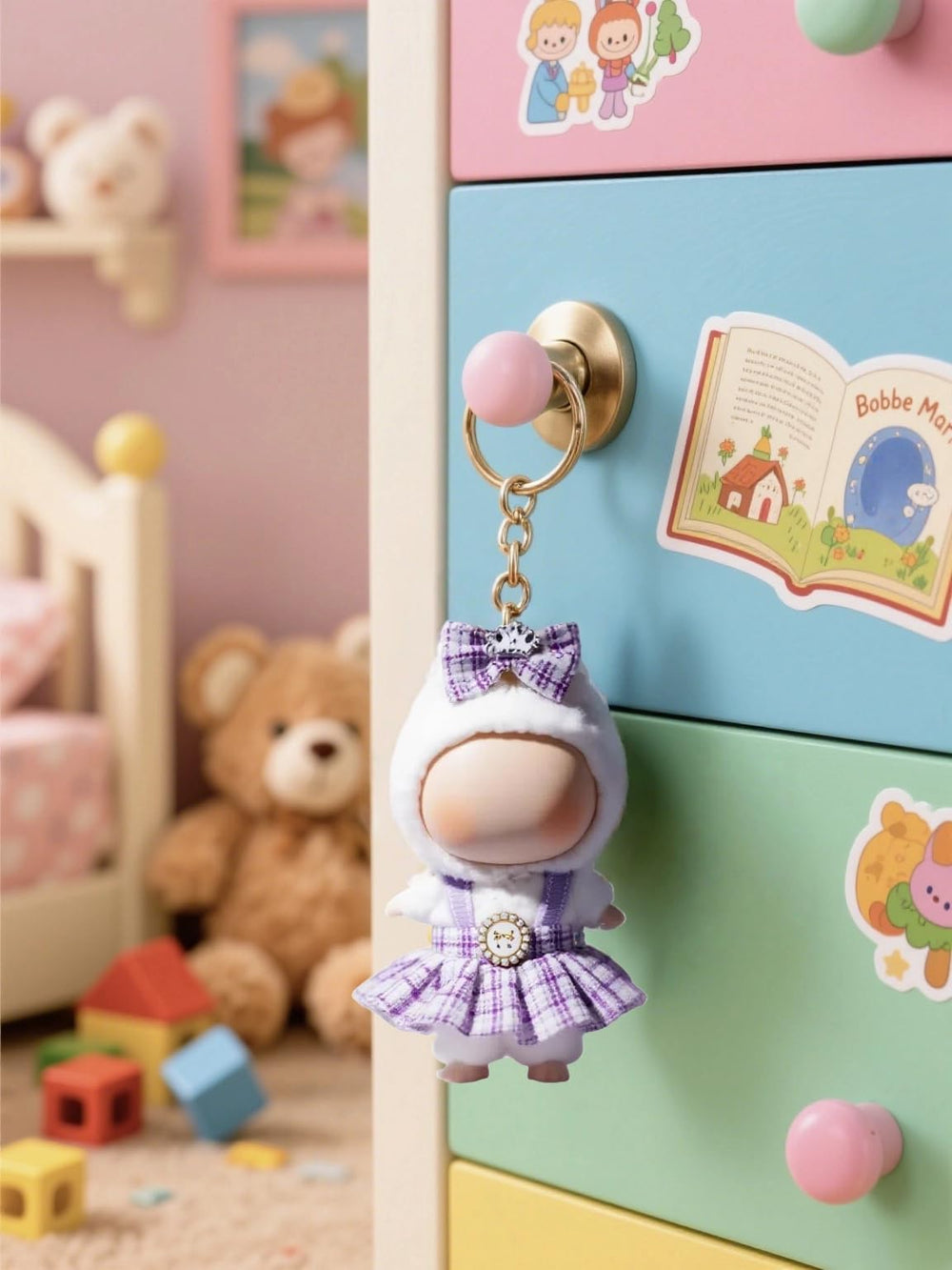 VVQUI Labubu premium fabrics ensure soft, durable doll clothing.