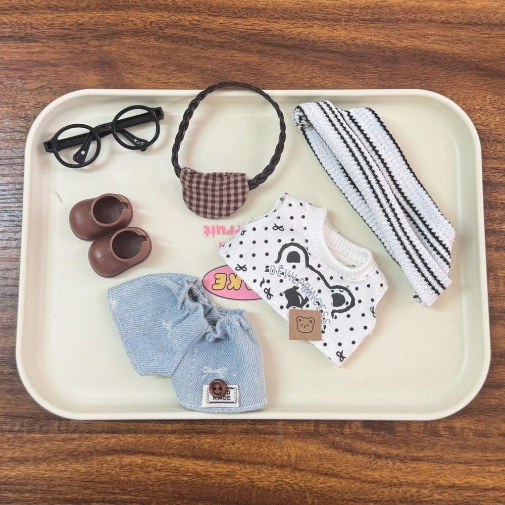 VVQUI ultra-soft fabric close-up shows durable, comfy doll wear.