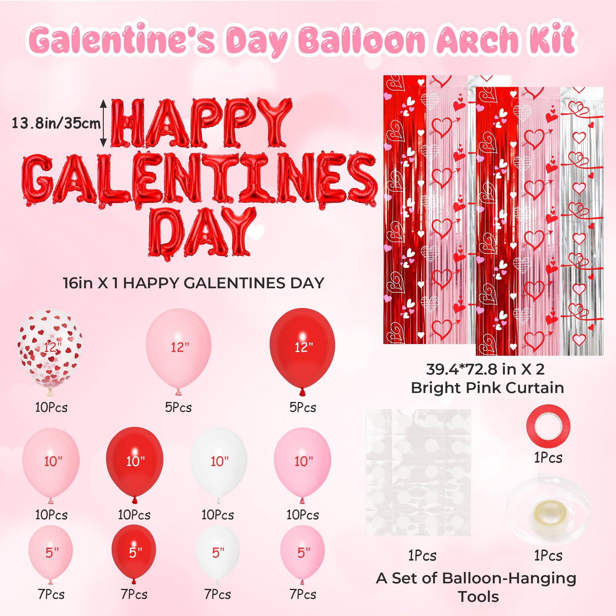 Vynium Happy Galentines Day banner brightens walls for celebrations