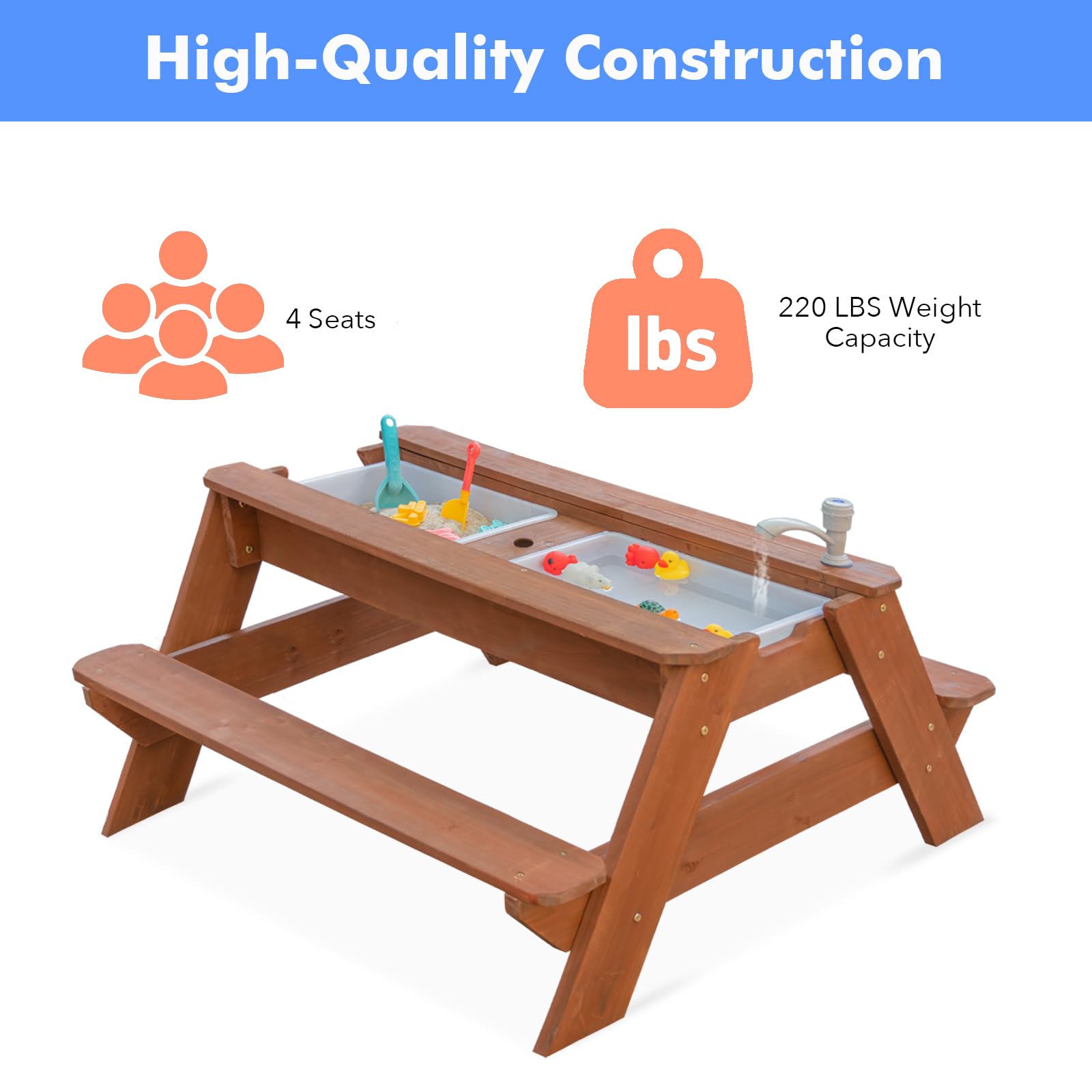 VYOMAMA table for meals and creative projects outdoors.