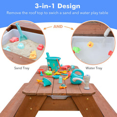 VYOMAMA sand tray bin for organized dry play.