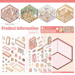 VYRANA 3D bakery scene sticker adds playful detail to cups and gadgets