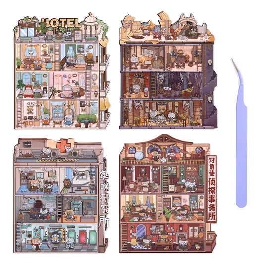 VYRANA 3D scene sticker archaeological expeditions for creative journaling and stress relief.