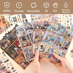 VYRANA Ocean Hotel 3D stickers add depth to phones, laptops, and gifts.