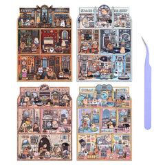 VYRANA Space Cruise 3D stickers for immersive decorating on notebooks and devices.