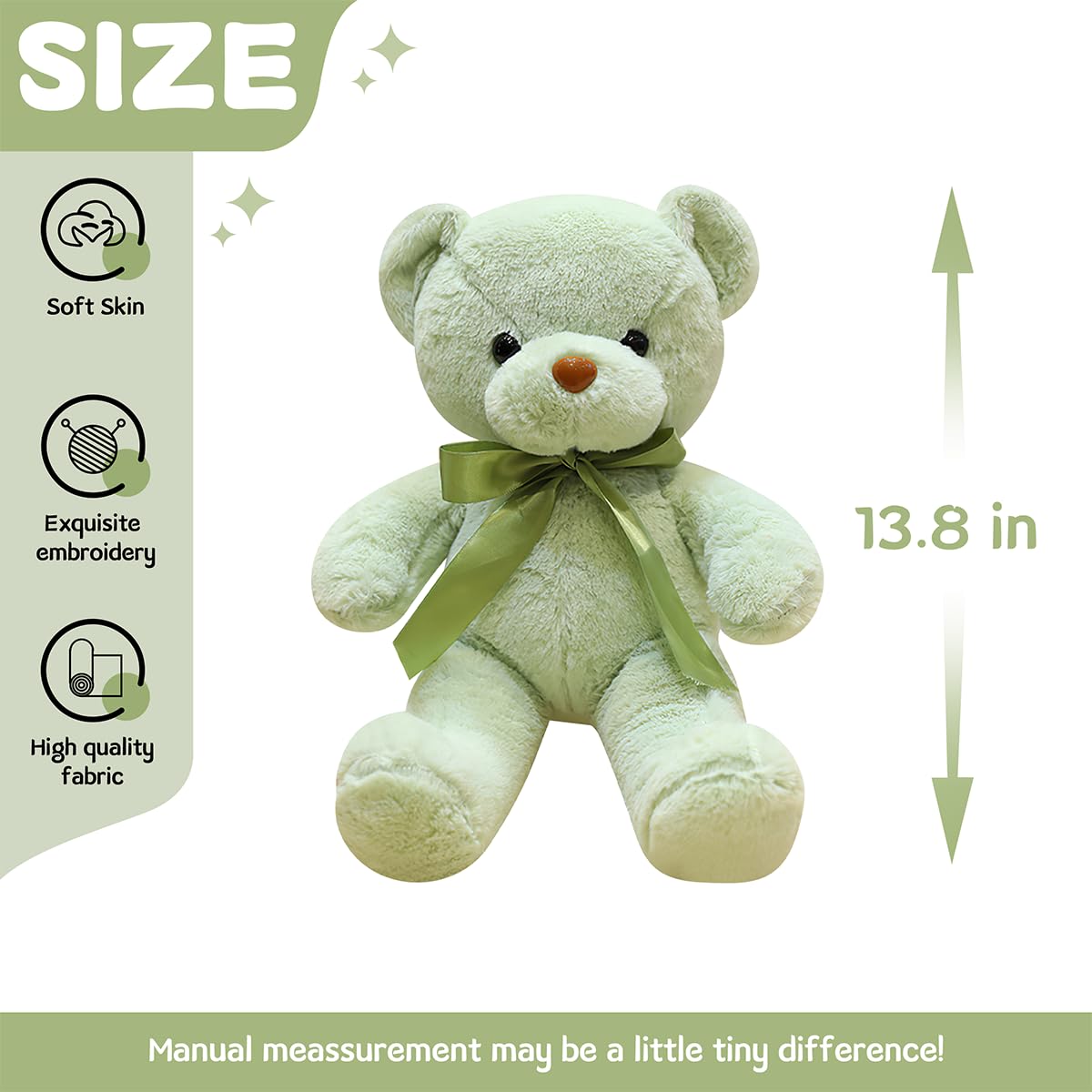 VYUSIT butterfly tie detail adds charm to this soft plush companion