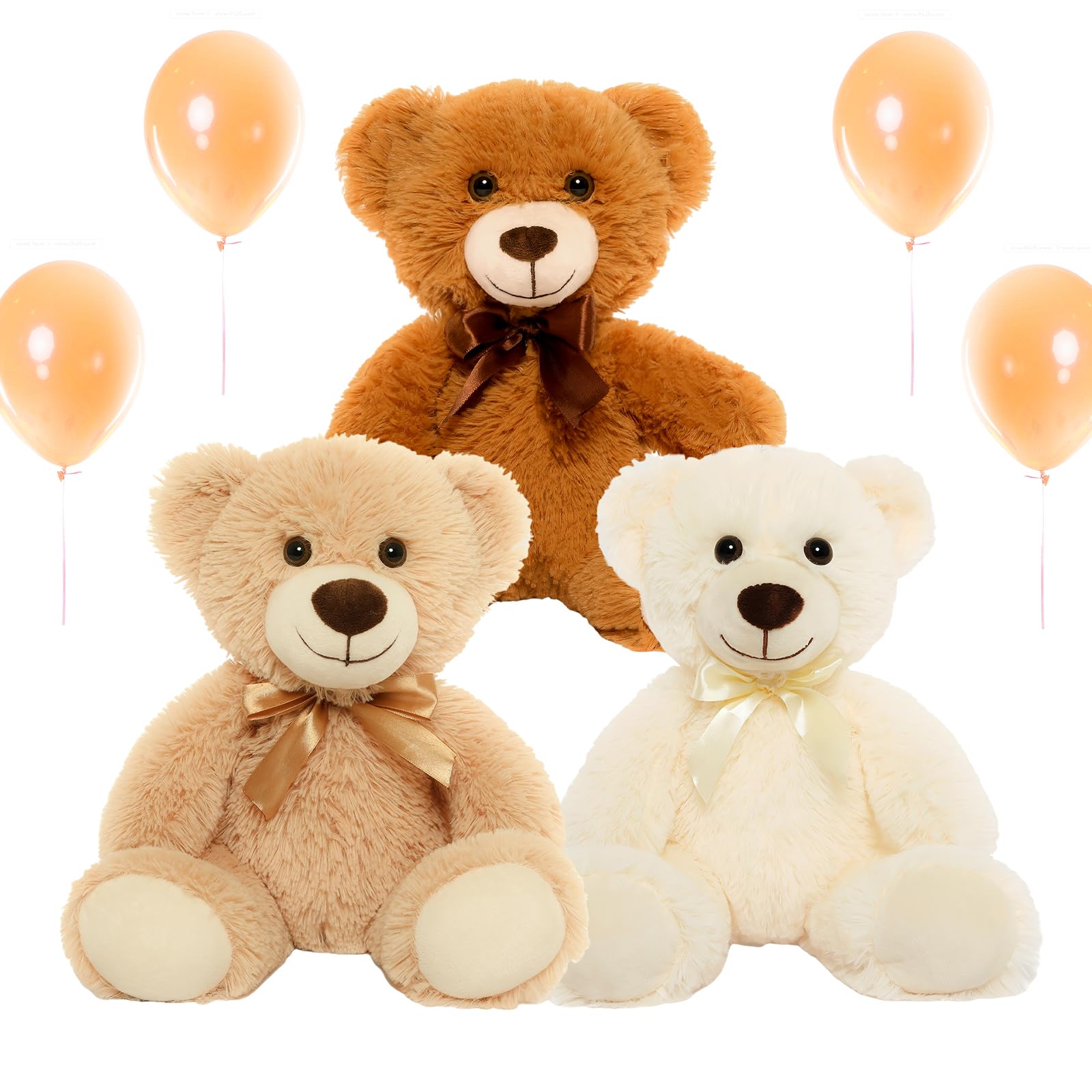 Vyusit 3-pack teddy bears ready for cuddles and gifting.