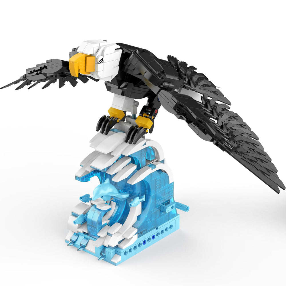 Vziimo Eagle building set assembly offers immersive display options.