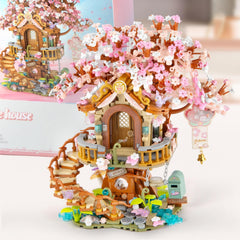 Vziimo Gift-ready Cherry Blossom Treehouse box ideal for celebrations and gifting