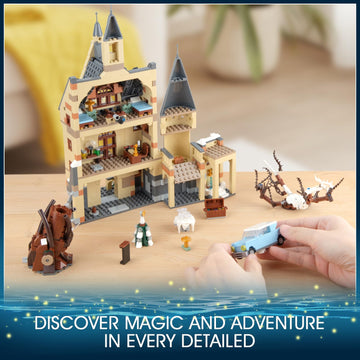 Vziimo Magic Clock Tower Building Set display-stand offers elegant desk decor and conversation starter.