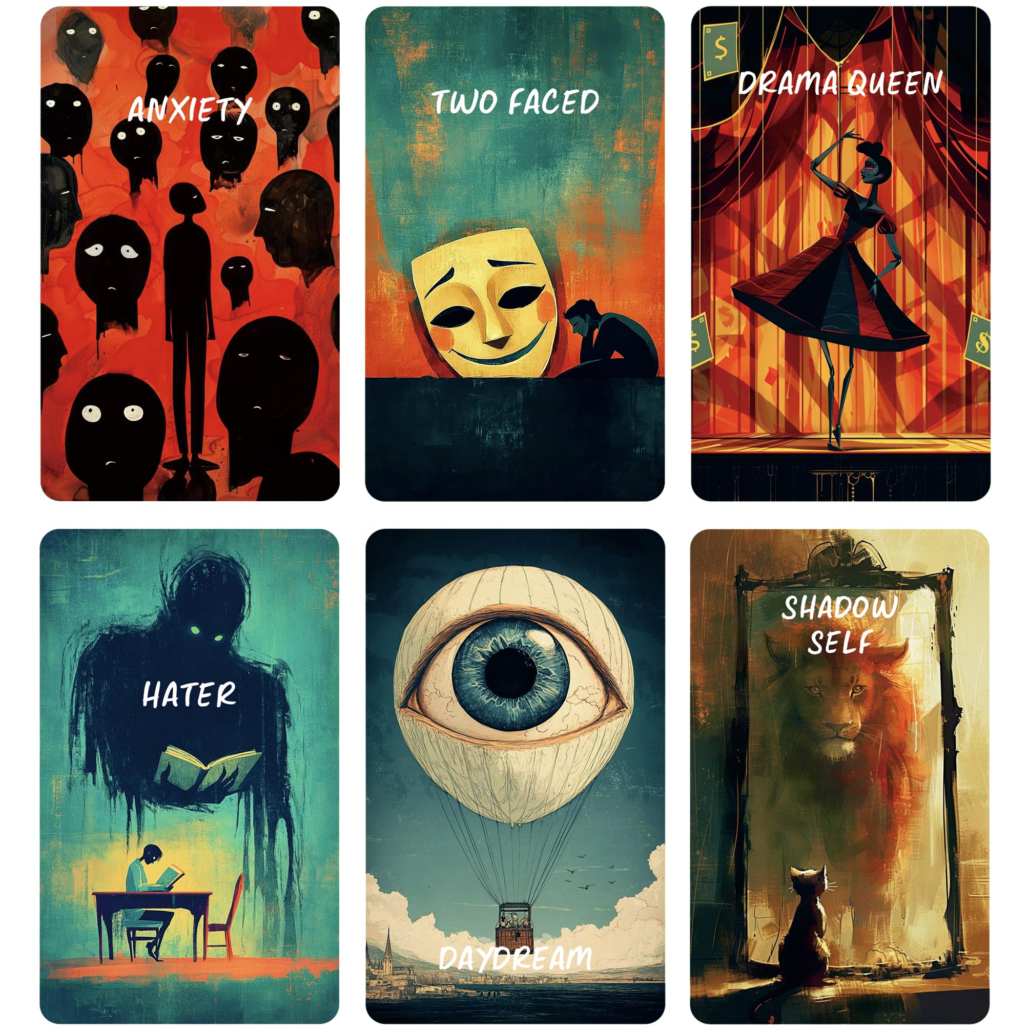 Vzmeiyre Love Career Theme Card close-up shows metaphorical images inspiring new perspectives