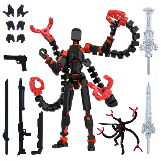 VZNYBL Titan13 assembly completed; ready for poseable play and display.