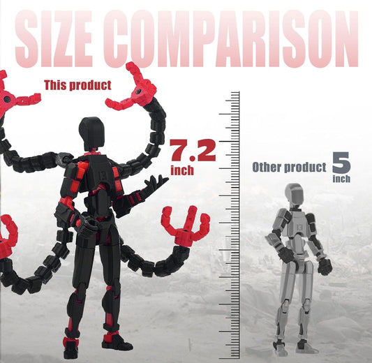 VZNYBL Titan13 movable joints enable dynamic, flexible poses.
