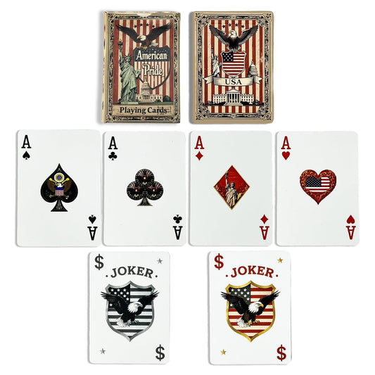 VZONE American Playing Cards featuring Statue of Liberty for patriotic game nights