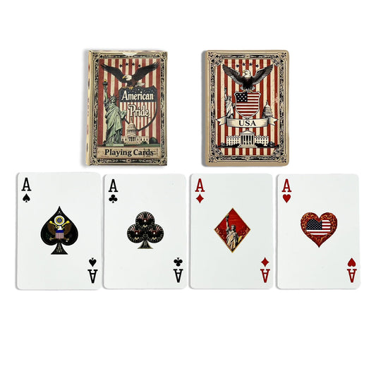 VZONE Patriotic deck front design with iconic American symbols for bold game nights.