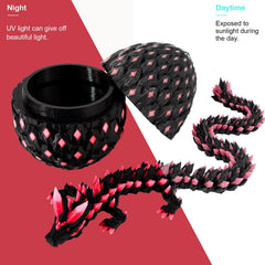 Waaaandefu articulated crystal dragon showcases poseable joints.