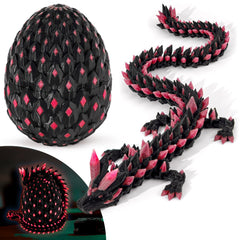 Waaaandefu glow-in-the-dark dragon for dramatic night display.