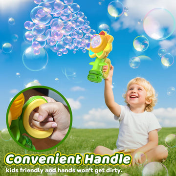 WABALLO sealed bubble solution bottle prevents leaks during play