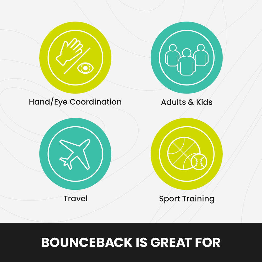 Waboba Bounceback Moon Ball packaging in a carded blister for easy storage and transport.