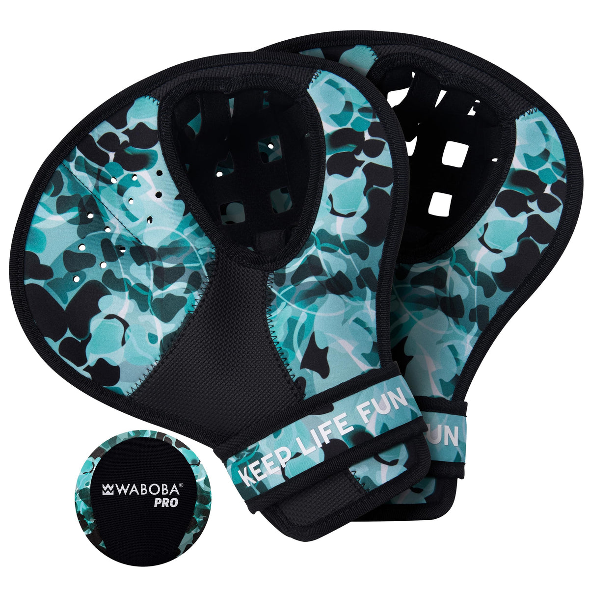 Waboba Catch Water Gloves for beach play with quick-dry neoprene
