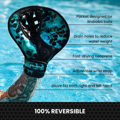 Waboba Catch Gloves feature adjustable wrist strap for a secure fit