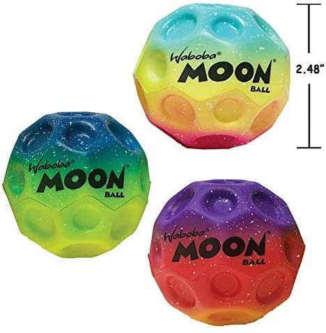 Waboba Moon Ball suitable for ages 5 and up.