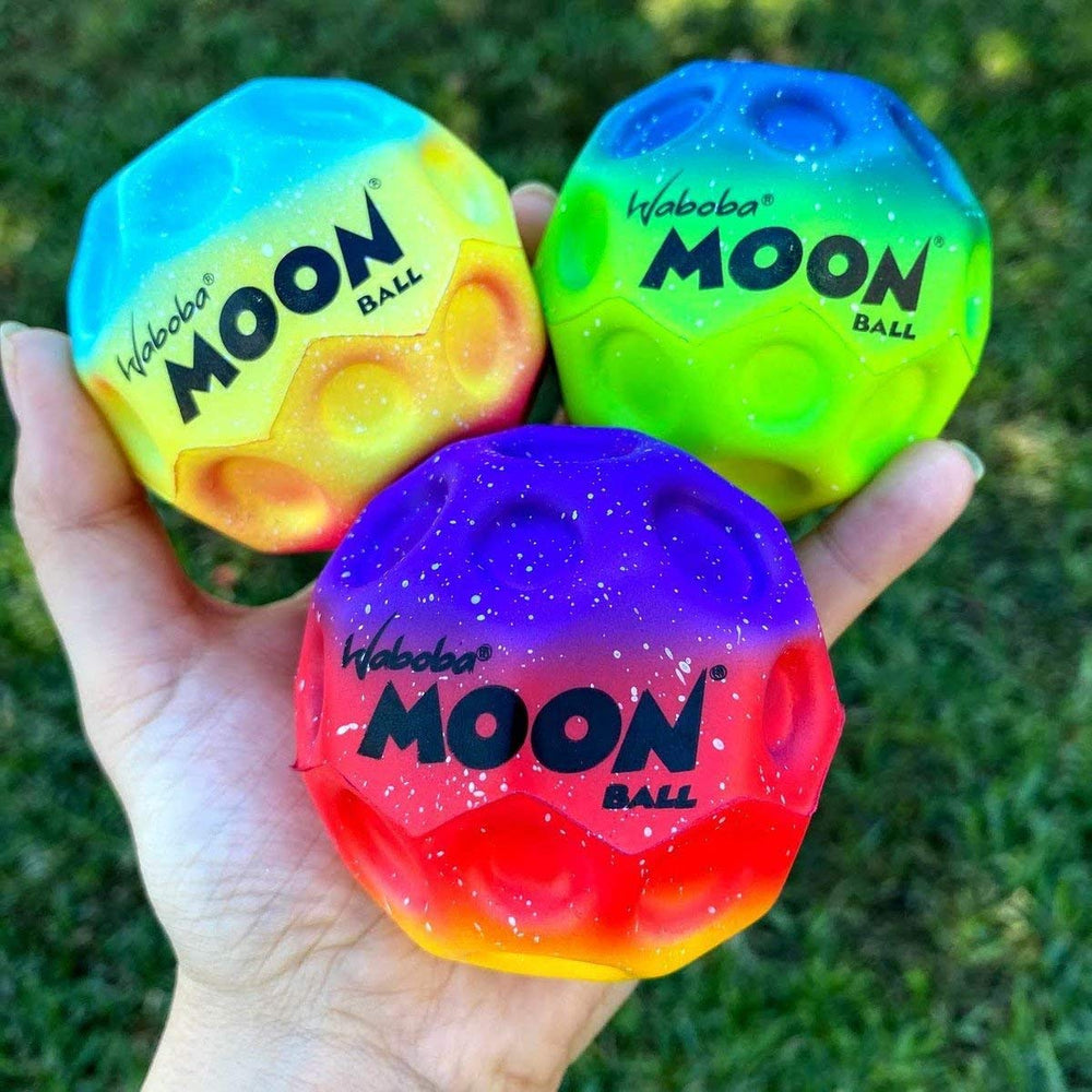 Waboba Moon Ball gradient colors vary, adding unique flair to play.