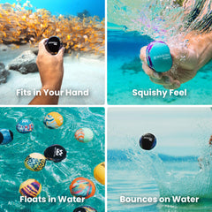Waboba Pro buoyant durable play ball improves bounce control during water games