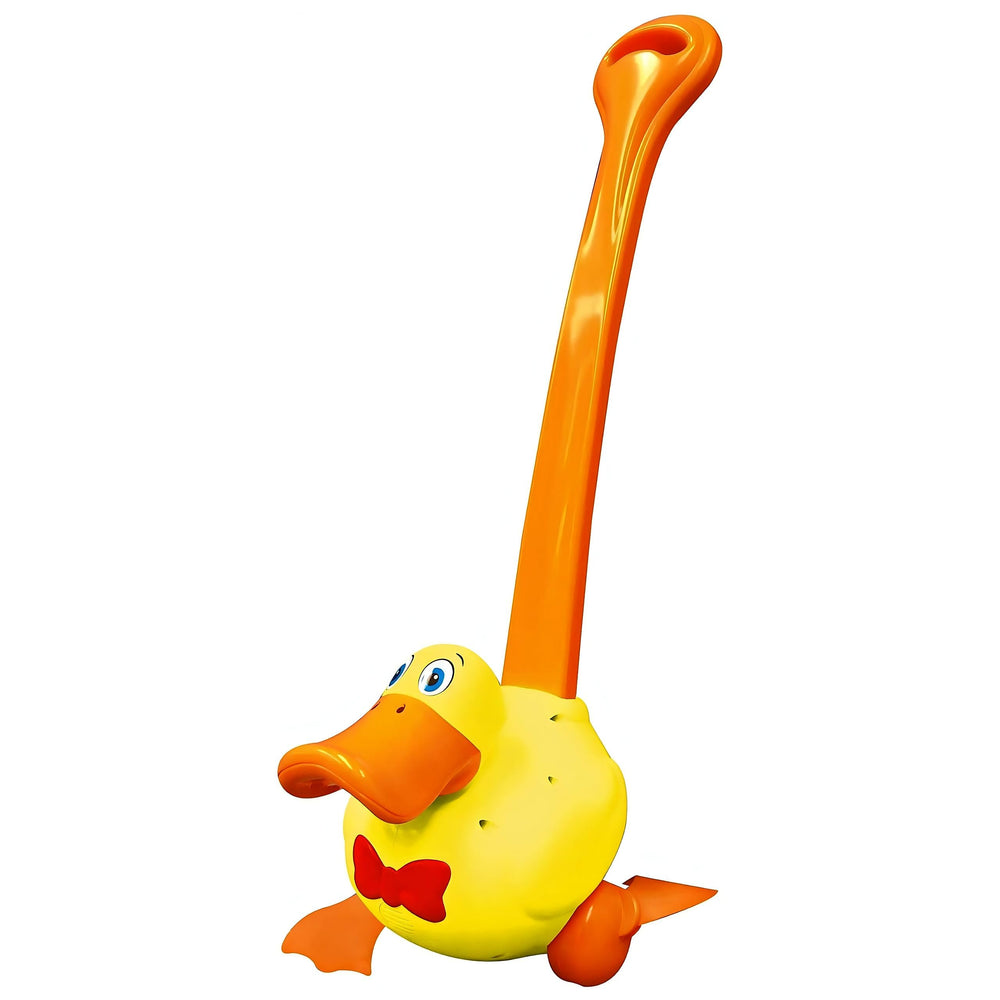 Waddles the Waddle Duck quack action helps motivate walking in toddlers